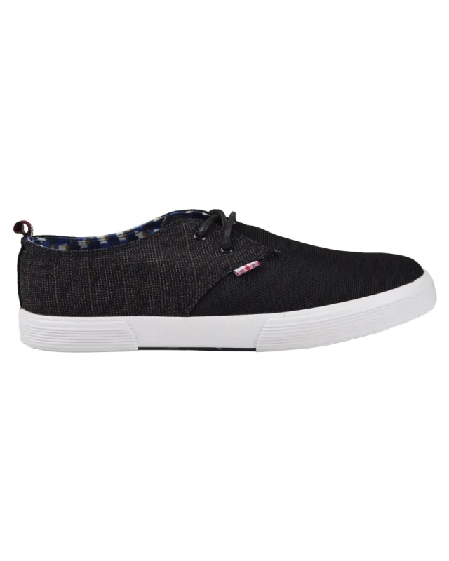 Bristol Mixed-Media Sneaker - Black made by Ben Sherman