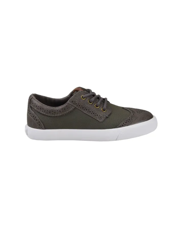 Boys' Jayme Wingtip Lace-Up Sneaker - Grey sold by Ben Sherman