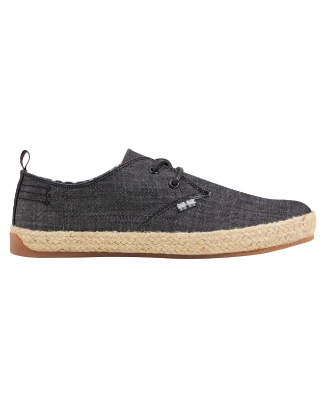 New Prill Two-Tone Oxford Sneaker - Black sold by Ben Sherman