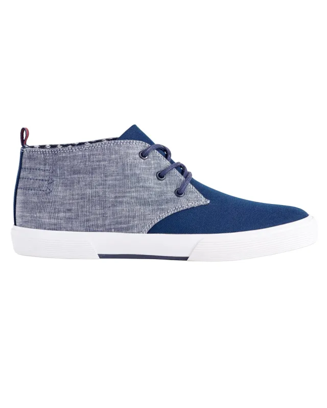 Bradford Chukka Mid-Top Sneaker - Navy sold by Ben Sherman