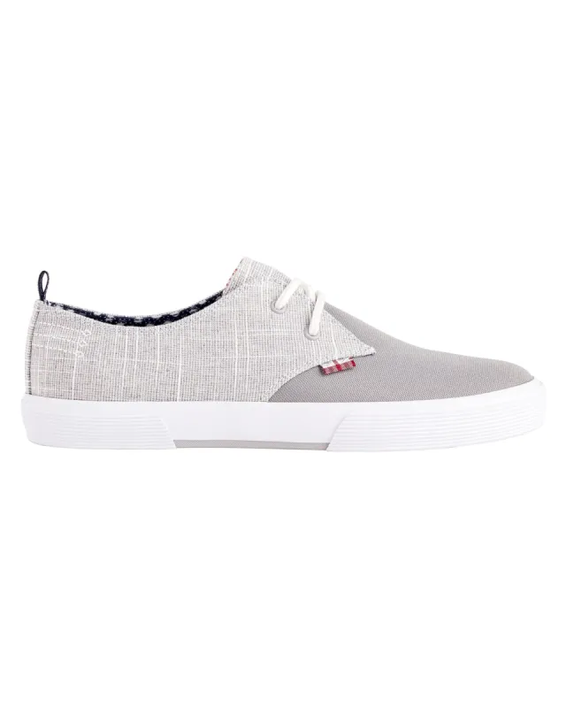Bradford Oxford Sneaker - Light Grey sold by Ben Sherman