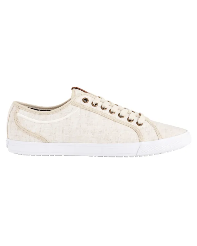 Chandler Low-Top Sneaker - Natural sold by Ben Sherman