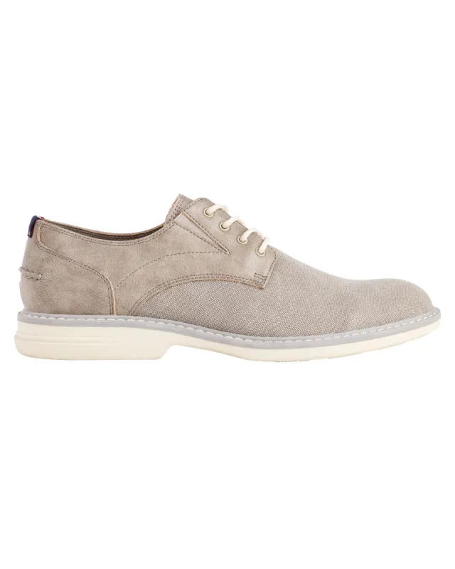 Countryside Mixed-Media Oxford - Light Grey sold by Ben Sherman