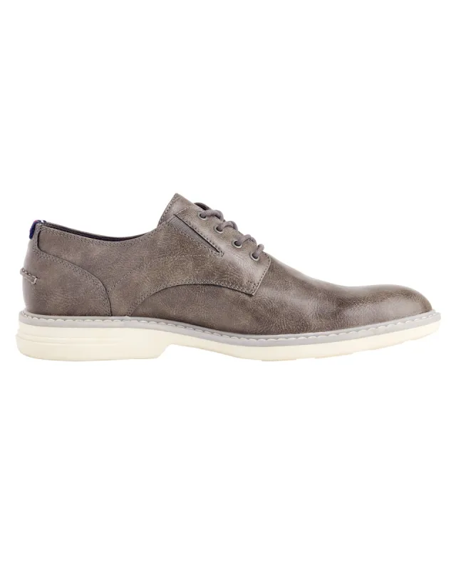 Countryside Vegan Leather Oxford - Dark Grey sold by Ben Sherman