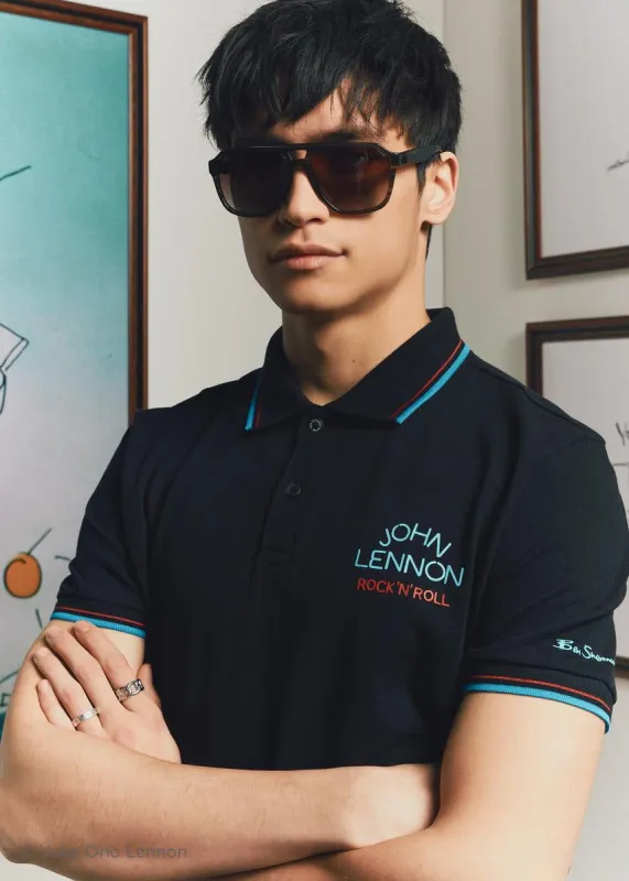 Lennon Neon Polo - Black sold by Ben Sherman