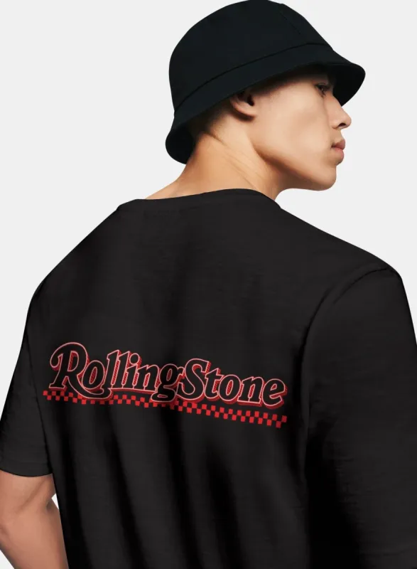 Rolling Stone Graphic Tee - Black made by Ben Sherman