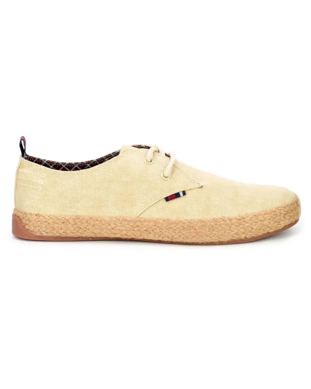 New Prill Two-Tone Oxford Sneaker - Natural made by Ben Sherman