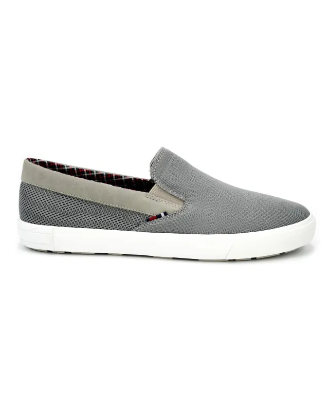 Pete Cotton Slip-On Sneaker - Grey sold by Ben Sherman