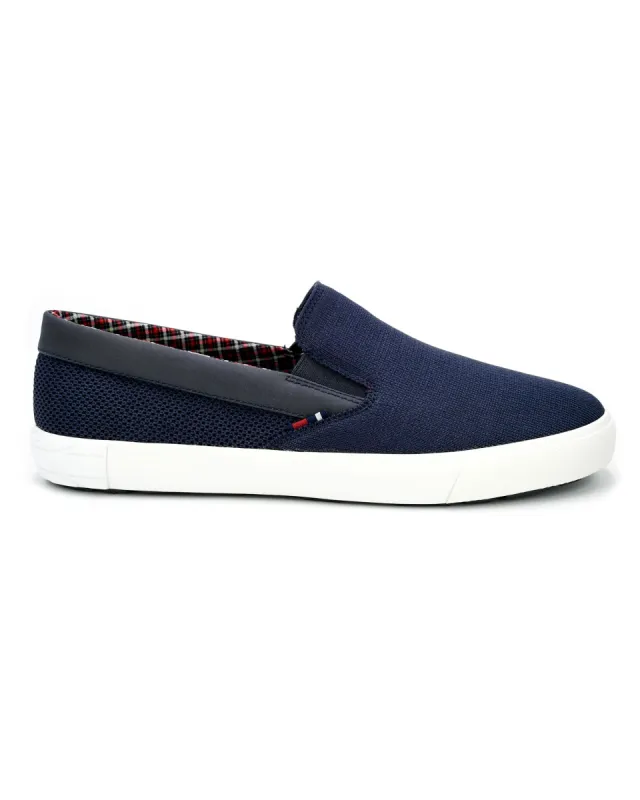 Pete Cotton Slip-On Sneaker - Navy sold by Ben Sherman