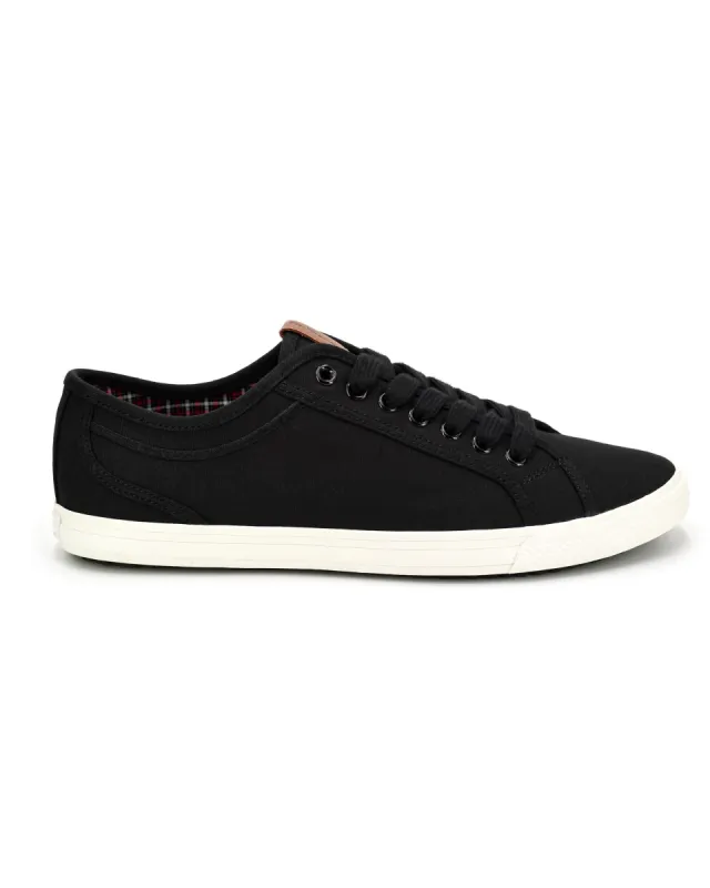 Chandler Lo Lace-up Sneaker - Black sold by Ben Sherman