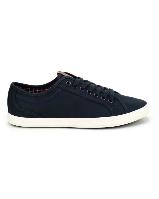 Chandler Lo Lace-up Sneaker - Navy sold by Ben Sherman