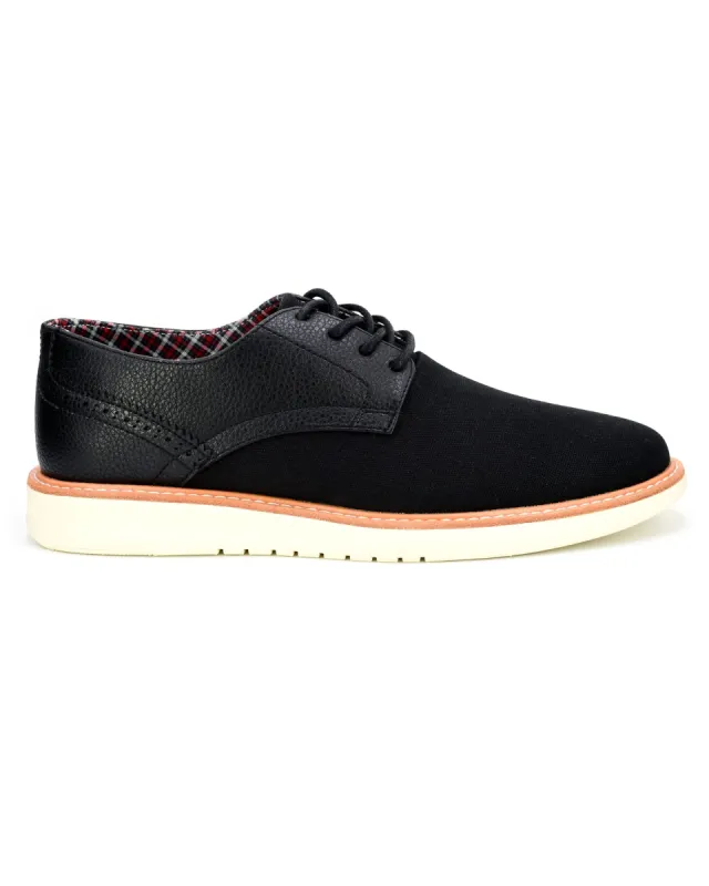 Nu Casual Plain-Toe Oxford - Black sold by Ben Sherman