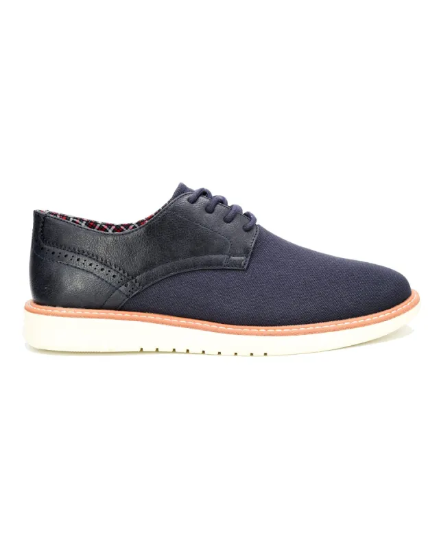 Nu Casual Plain-Toe Oxford - Navy sold by Ben Sherman