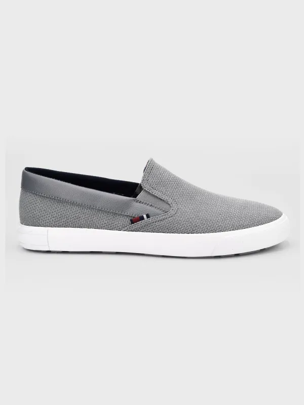 Pete Slip On Canvas Sneaker - Grey sold by Ben Sherman