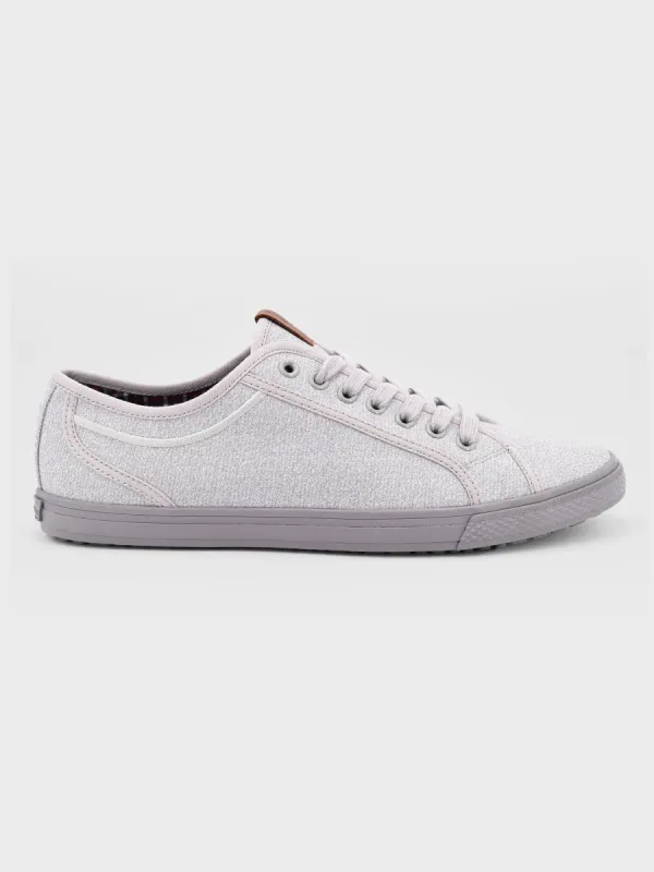 Chandler Lo Lace-Up Sneaker - Grey sold by Ben Sherman