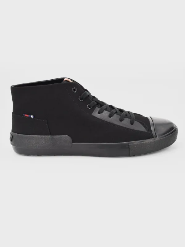 Tim Canvas Chukka Sneaker - Black sold by Ben Sherman