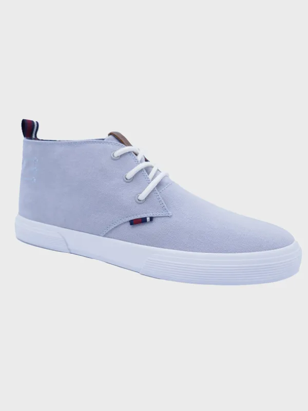 Bradford Chukka Canvas Sneaker - Light Blue sold by Ben Sherman