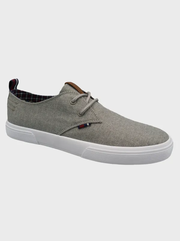 Bradford Linen Lace Up Canvas Sneaker sold by Ben Sherman