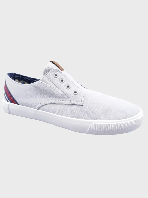 Pete Slip-On Canvas Sneaker - Light Blue sold by Ben Sherman