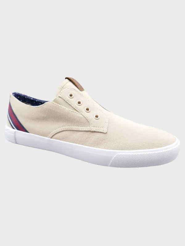 Pete Slip-On Canvas Sneaker - Tan sold by Ben Sherman