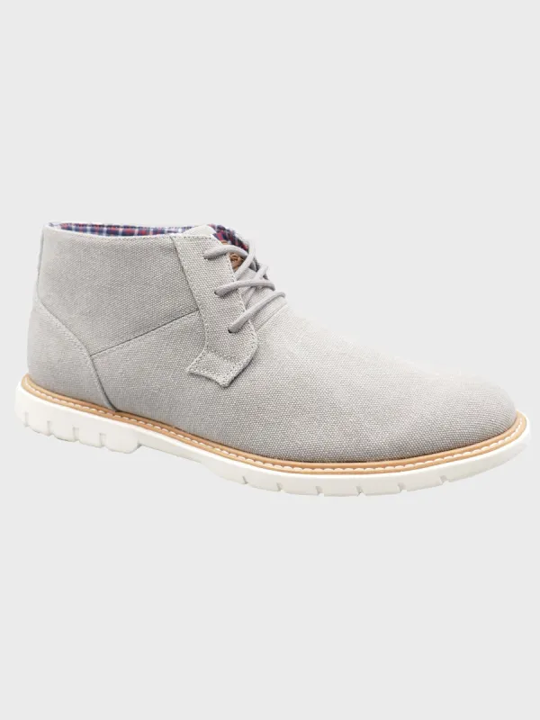 Kirk 3-Eye Leather Chukka - Stone sold by Ben Sherman