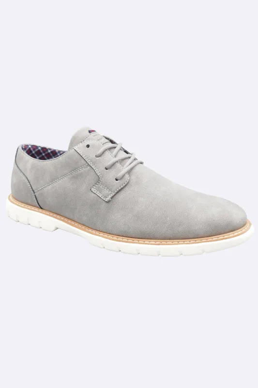 Kirk Lightweight Casual Derby - Grey sold by Ben Sherman