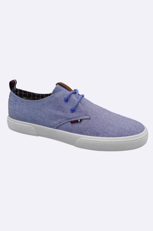 Bradford Oxford Sneaker - Blue Textile sold by Ben Sherman