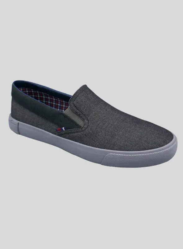 Pete Slip On Sneaker - Black Textile sold by Ben Sherman