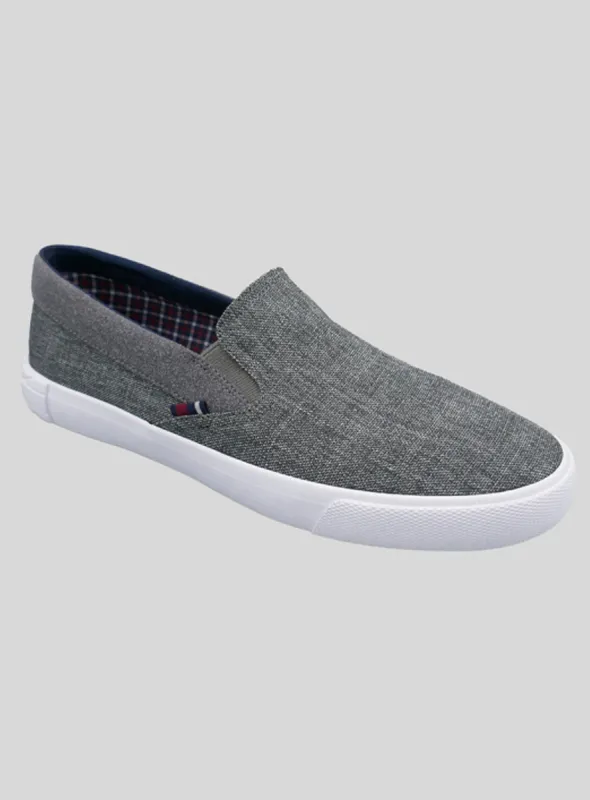 Pete Slip On Sneaker - Grey Textile sold by Ben Sherman