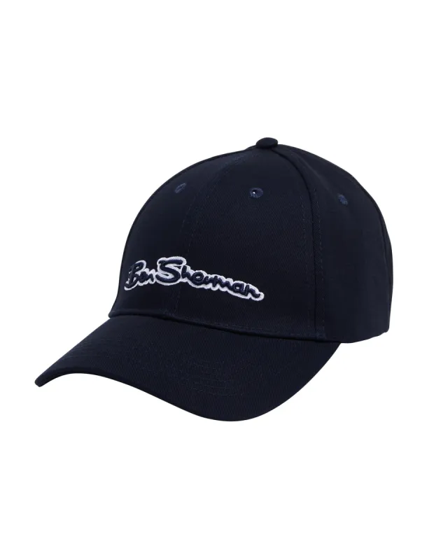 Embroidered Baseball Hat - Navy sold by Ben Sherman