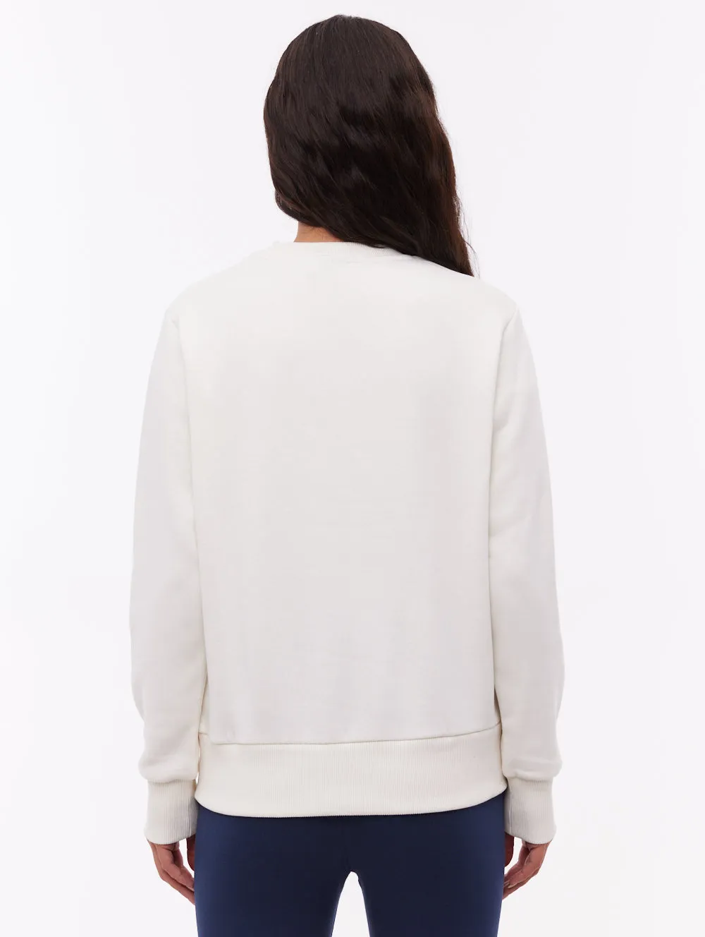 Reana Tonal Logo Crew Neck - White sold by Bench product image thumbnail 3