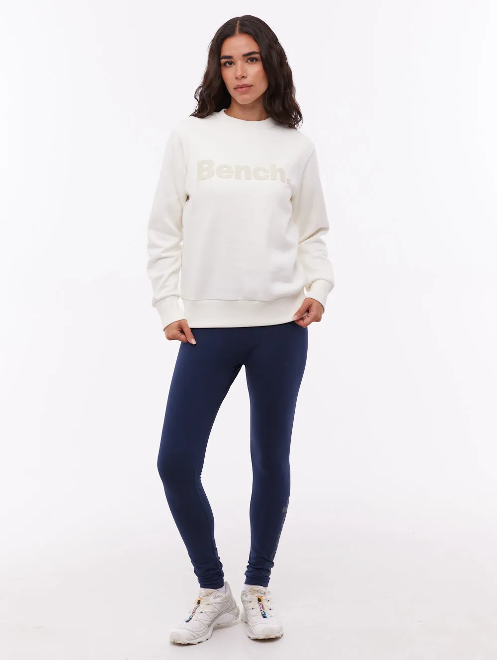 Reana Tonal Logo Crew Neck - White sold by Bench product image thumbnail 2