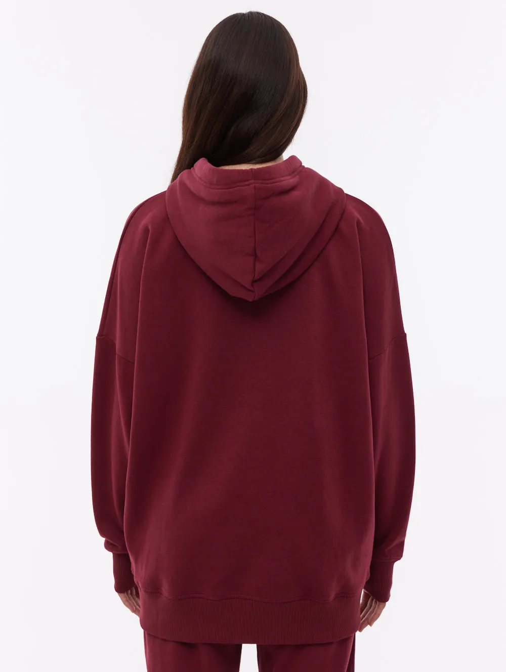 Linra Oversize Tonal Logo Hoodie - Red sold by Bench product image thumbnail 3