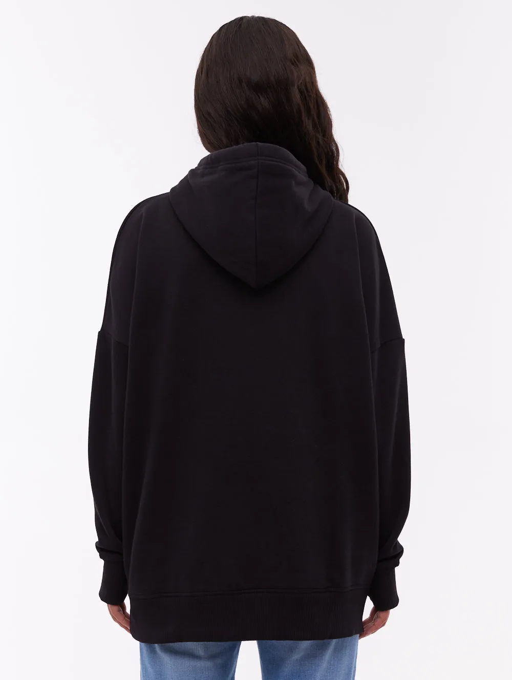 Linra Oversize Tonal Logo Hoodie - Black sold by Bench product image thumbnail 3
