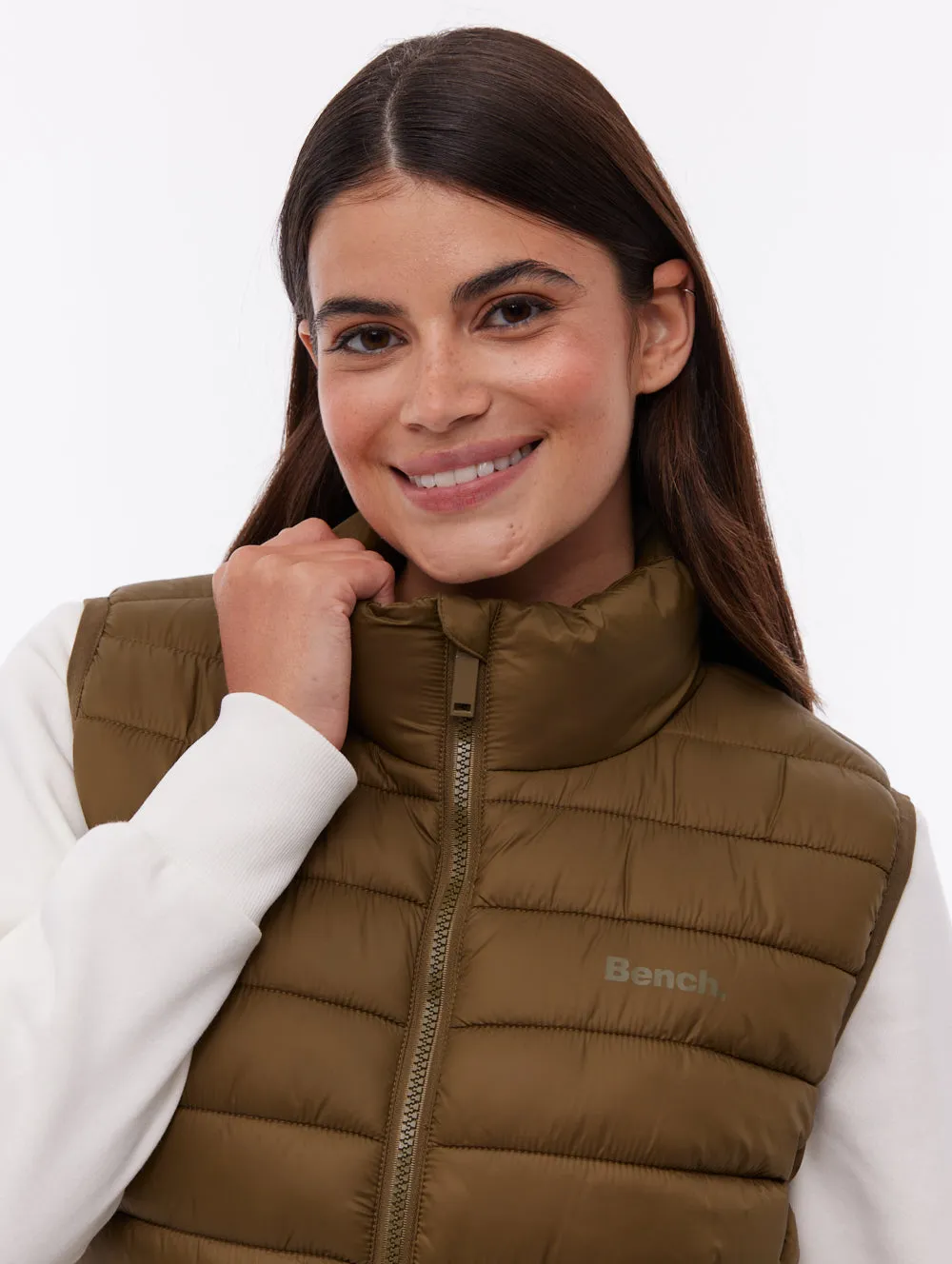 Meridian Puffer Vest - Green sold by Bench product image thumbnail 2