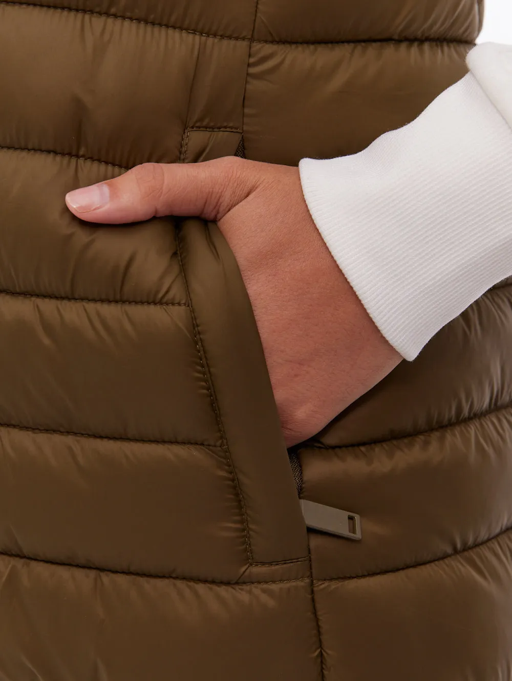 Meridian Puffer Vest - Green sold by Bench product image thumbnail 3