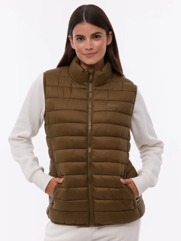 Meridian Puffer Vest - Green made by Bench