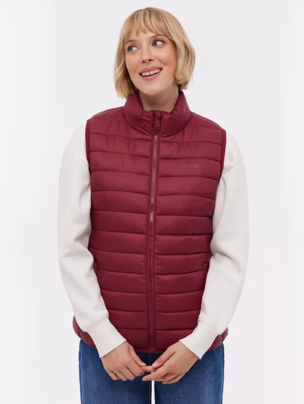 Meridian Puffer Vest - Red made by Bench
