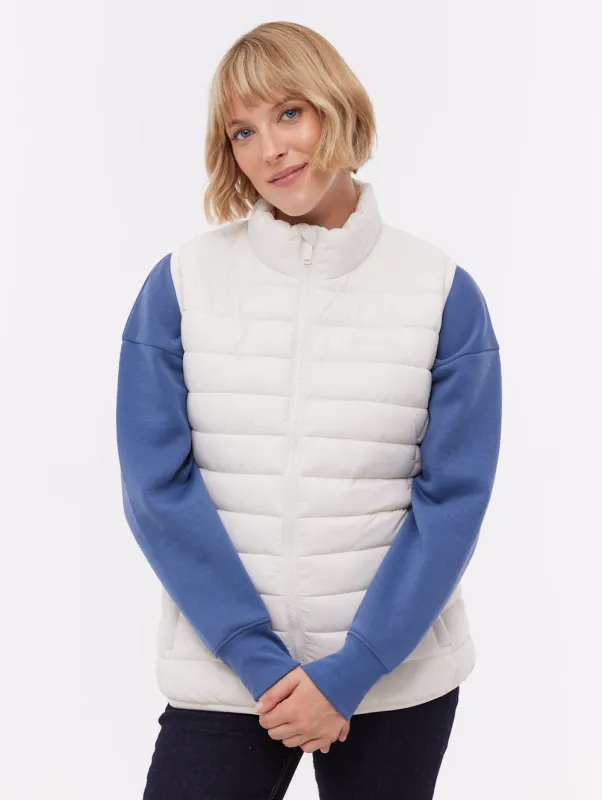 Meridian Puffer Vest - White made by Bench