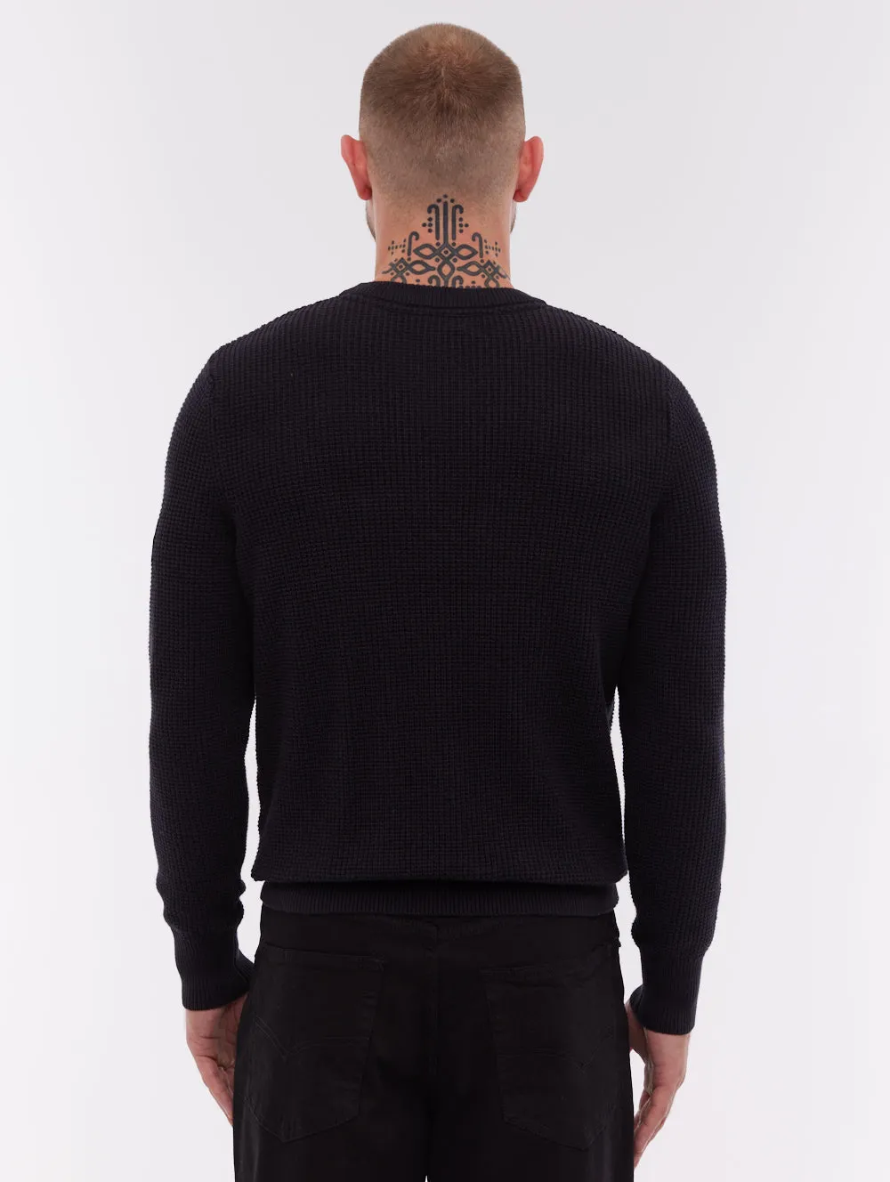 Falum Crew Neck Sweater - Black sold by Bench product image thumbnail 3