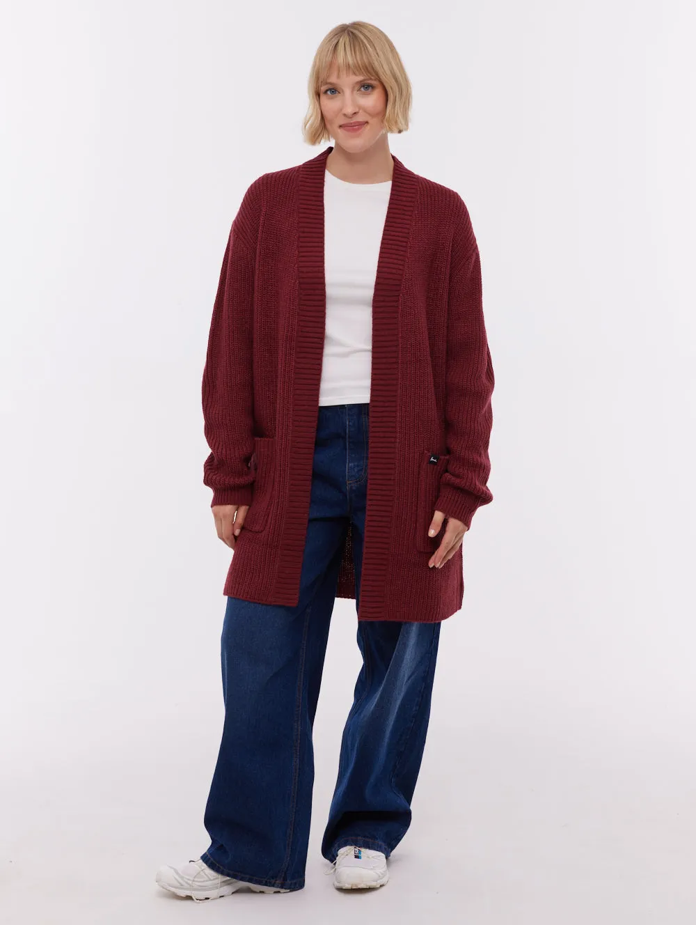 Asteria Long Cardigan Sweater - Red sold by Bench product image thumbnail 2