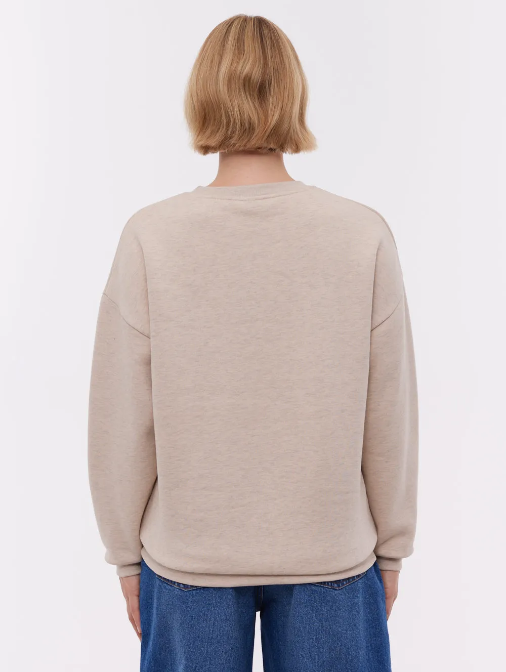 Ercie Collegiate Crew Neck - Beige sold by Bench product image thumbnail 3