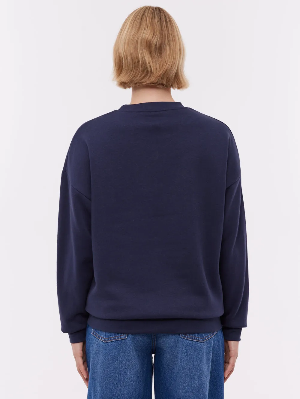 Ercie Collegiate Crew Neck - Blue sold by Bench product image thumbnail 3