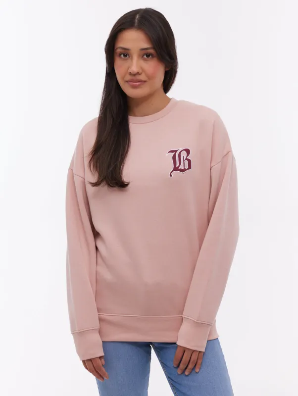 Erlna B Crew Neck - Pink made by Bench