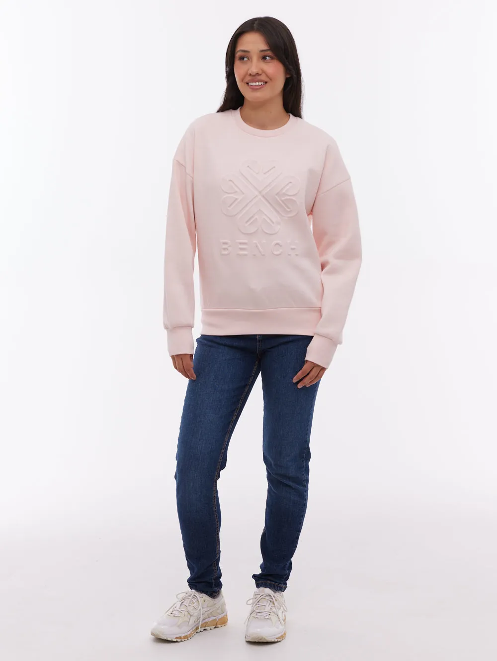 Ilma Deboss Crew Neck - Pink sold by Bench product image thumbnail 2