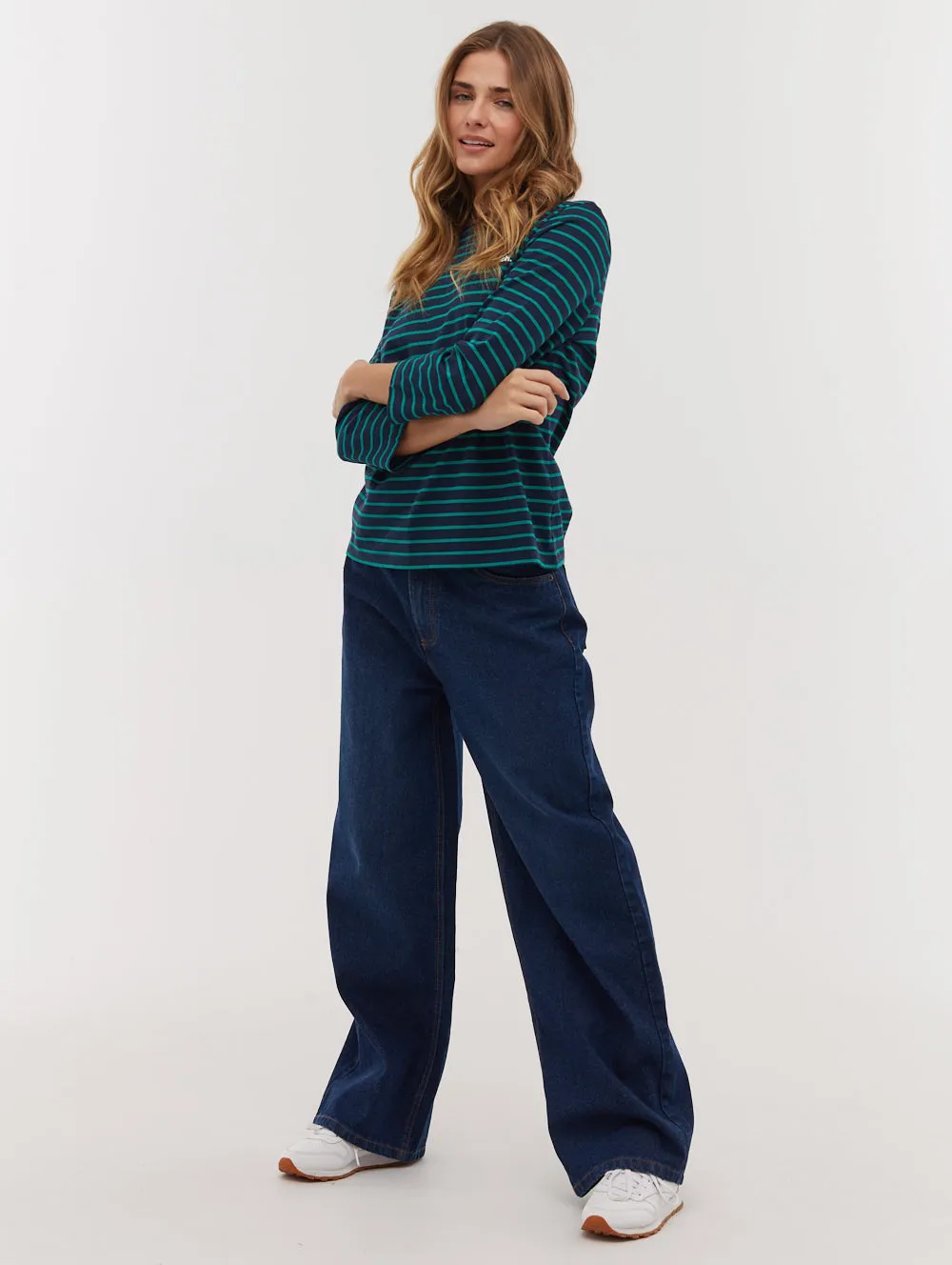 Maxina Wide Leg Jeans - Dark Blue sold by Bench product image thumbnail 2