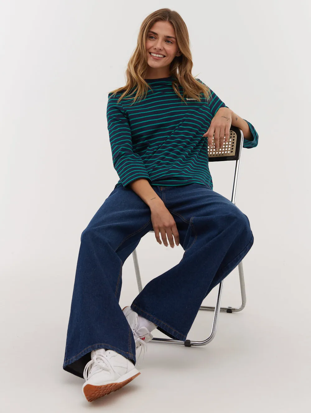 Maxina Wide Leg Jeans - Dark Blue sold by Bench product image thumbnail 4