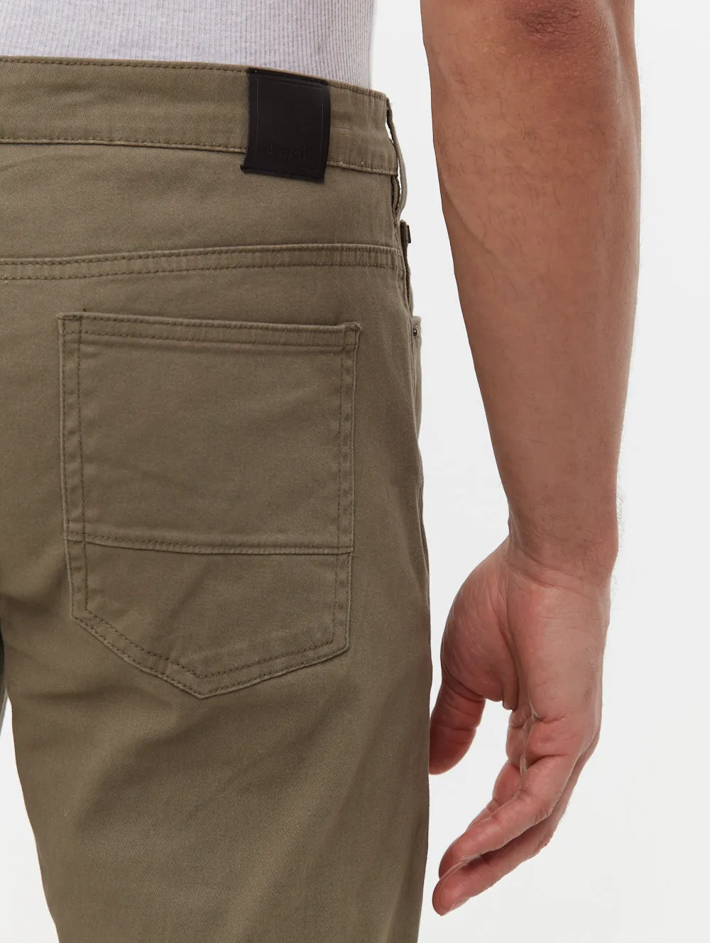 Twillum 5-Pocket Chino Pants - Green sold by Bench product image thumbnail 3