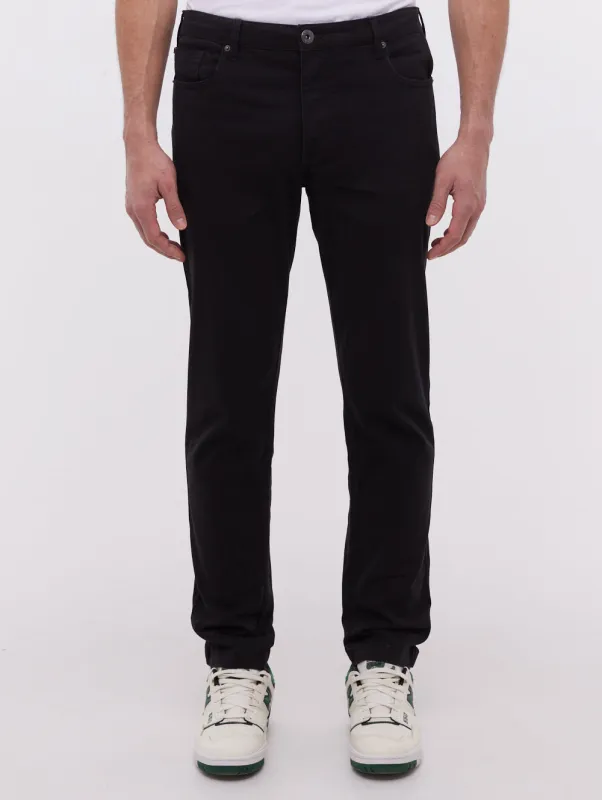 Twillum 5-Pocket Chino Pants - Black made by Bench