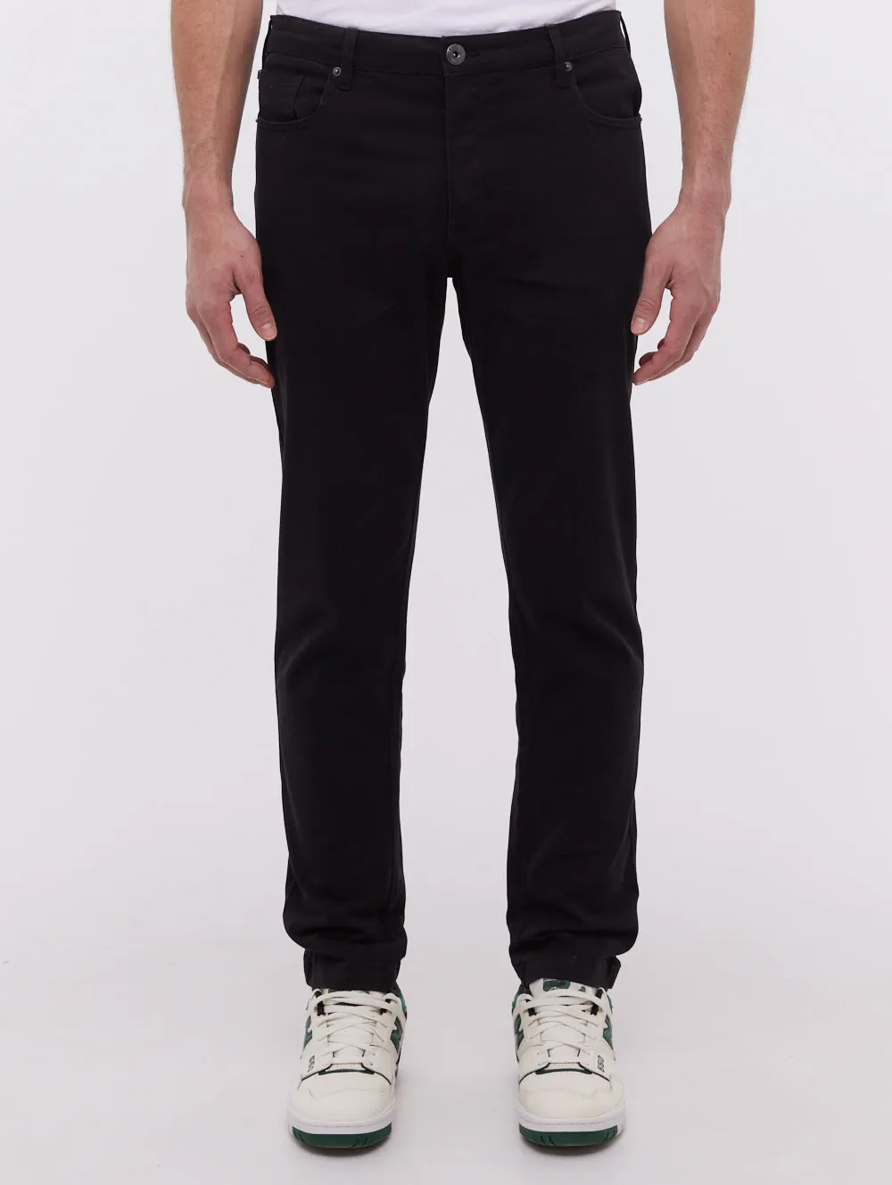 Twillum 5-Pocket Chino Pants - Black sold by Bench